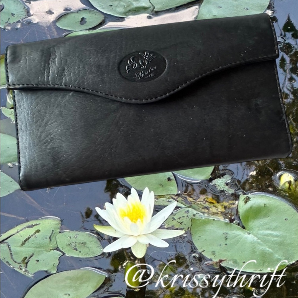 Buxton Heiress RFID Black Leather Wallet/Organizer NWOT